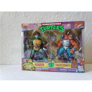 Teenage Mutant Ninja Turtles 6 Inch Action Figure Showdown Raphael vs Triceraton